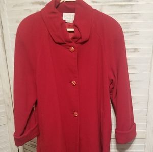 Petite Sophisticated wool coat